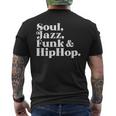 Soul Jazz Funk Hip Hop Men's T-shirt Back Print