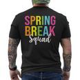 Spring Break Squad Spring Break Teacher Men's T-shirt Back Print