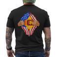 Sri Lankan Blood Inside Me Sri Lanka Flag Men's T-shirt Back Print