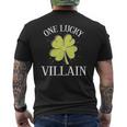 St Patricks Day Shirt Lucky Villain Mens Back Print T-shirt