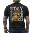 Stay Humble Hustle Hard Native American Bear Men's T-shirt Back Print