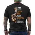 I Am Strong Libra King In Crown Zodiac Horoscope Mens Men's T-shirt Back Print