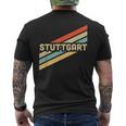 Stuttgart Vintage Retro S T-Shirt mit Rückendruck