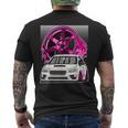 Subie Va Jdm Stance Car Wheel Boxer Motor Racing Graphic Men's T-shirt Back Print