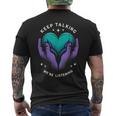 Suicide Prevention Suicide Awareness And Mental Health Men's T-shirt Back Print