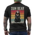 Sun Bear Vintage Sun Bear Men's T-shirt Back Print