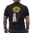 Sunflower Sunshine Poodle Dog Lover Owner Men's T-shirt Back Print