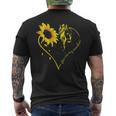 You Are My Sunshine Sunflower And Horse Lovers Men's T-shirt Back Print