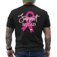 Support Squad Breast Cancer Support Squad Men's T-shirt Back Print
