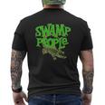 Swamp People Alligator Mens Back Print T-shirt