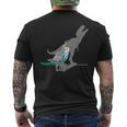 T-Rex Budgerigar Shadow Budgie Parakeet Pet Bird Lover Men's T-shirt Back Print