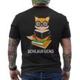 Tabuchs Klugscheisser Besserwisser Fox Slogan T-Shirt mit Rückendruck