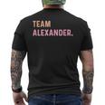 Team Alexander T-Shirt mit Rückendruck