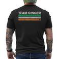 Team Ginger Ireland Flag Irish Pride Men's T-shirt Back Print