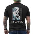 Techno Electronic Music Rave Festival Raver T-Shirt mit Rückendruck