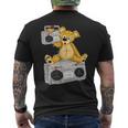 Teddy Bear Boombox By San Francisco Street Artist Zamiro Men's T-shirt Back Print