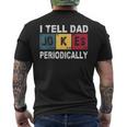I Tell Dad Jokes Periodically Vintage Men's T-shirt Back Print