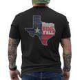 Texas Home Y'all State Lone Star Pride Men's T-shirt Back Print
