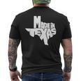 Texas Map Made In Texas Throwback Classic Men's T-shirt Back Print