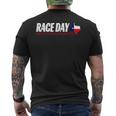 Texas Racing Race Day Auto Motorsport Speedway Men's T-shirt Back Print