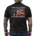 Thank You For Your Service Patriotic Thank You Veterans Day Men's T-shirt Back Print