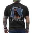 Tierliebhaber Herren Haustier Hund Papa Rottie Papa Rottweiler T-Shirt mit Rückendruck