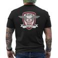 Historical Rapid Bucuresti Romanian Soccer Men's T-shirt Back Print