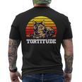 Tortitude Cat Torties Are Feisty Tortoiseshell Kitty Cat Men's T-shirt Back Print