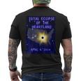 Total Eclipse Of The Heartland Total Solar Eclipse 2024 Men's T-shirt Back Print