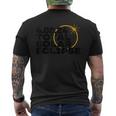 Total Solar Eclipse 2024 America April 8 2024 Retro Vintage Men's T-shirt Back Print