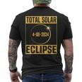 Total Solar Eclipse 2024 America Totality 40824 Astronomy Men's T-shirt Back Print