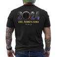 Total Solar Eclipse 2024 Erie Pennsylvania Totality Men's T-shirt Back Print