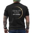 Total Solar Eclipse 2024 Oklahoma America Totality Men's T-shirt Back Print