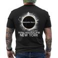 Total Solar Eclipse Niagara Falls New York 2024 Totality Men's T-shirt Back Print