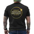 Total Solar Eclipse Totality Awesome Birthday April 8 2024 Men's T-shirt Back Print