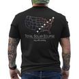 Totality America Total Solar Eclipse 04082024 Usa Map Men's T-shirt Back Print