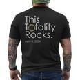 This Totality Rocks Total Solar Eclipse 2024 Men's T-shirt Back Print