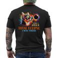 Totality Total Solar Eclipse 2024 Chihuahua Dog Colorful Men's T-shirt Back Print