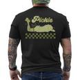 Trendy Retro Pickle Slut Food Apparel Canned Pickle Men's T-shirt Back Print