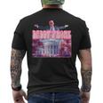 Trump 2024 Take America Back Daddy's Home Trump Pink 2024 Men's T-shirt Back Print