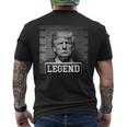 Trump 2024 Hot President Legend Trump Arrested Men's T-shirt Back Print