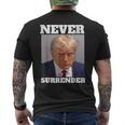 Trump Shot Donald Trump Shot Never Surrender Men's T-shirt Back Print