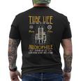 Tube Amplifier Tube Radio Guitar Amplifier T-Shirt mit Rückendruck