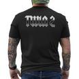 Twin 1 Twin 2 Adult Twin Matching Heavy Metal Men's T-shirt Back Print