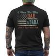 I Have Two Titles Dad & Baba I Rock Them Both Baba Men's T-shirt Back Print
