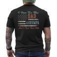 I Have Two Titles Dad & Grumpa I Rock Them Both Grumpa Men's T-shirt Back Print