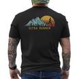 Ultra Runner Retro Style Vintage Ultramarathon Men's T-shirt Back Print