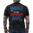 Uncle Of The Birthday Spider Web Boy Family Matching Men's T-shirt Back Print