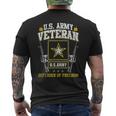 US Army Proud Army Veteran Vet Us Military Veteran Men's T-shirt Back Print