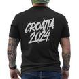 Vacaciones En Equipo En Croacia 2024 Camiseta Hombre Estampado Espalda
